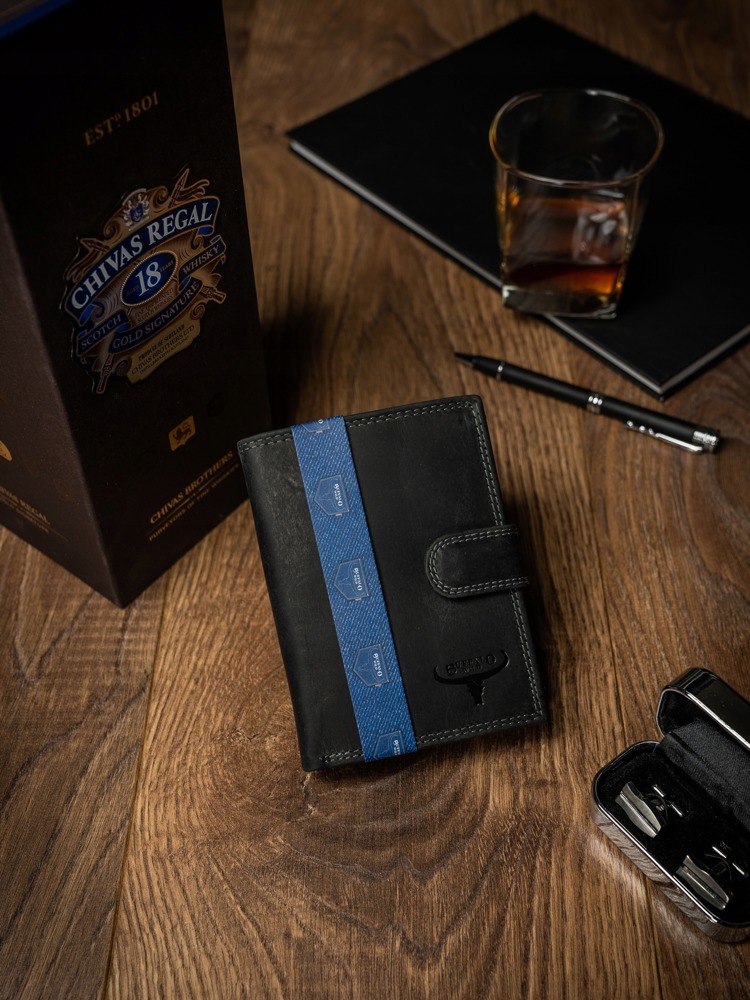 Гаманець чоловічий Buffalo Wild N4L-B-MHU BLACK Гаманець чоловічий Buffalo Wild N4L-B-MHU BLACK